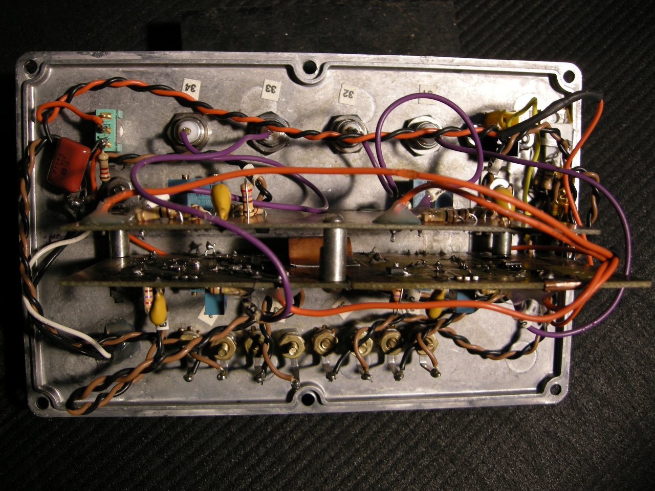Interior view with PCBs